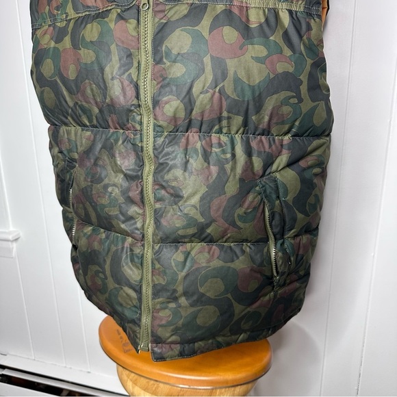 Shady Ltd Camo Reversible DOWN Insulated Puffer Vest - Picture 6 of 12